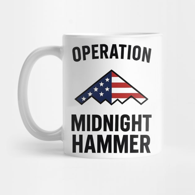 Operation Midnight Hammer USA Flag Bomber – Patriotic 4th of July Military by ArtistTee ⭐⭐⭐⭐⭐